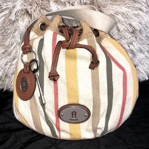 FOSSIL KEY-PER HOBO DRAWSTRING